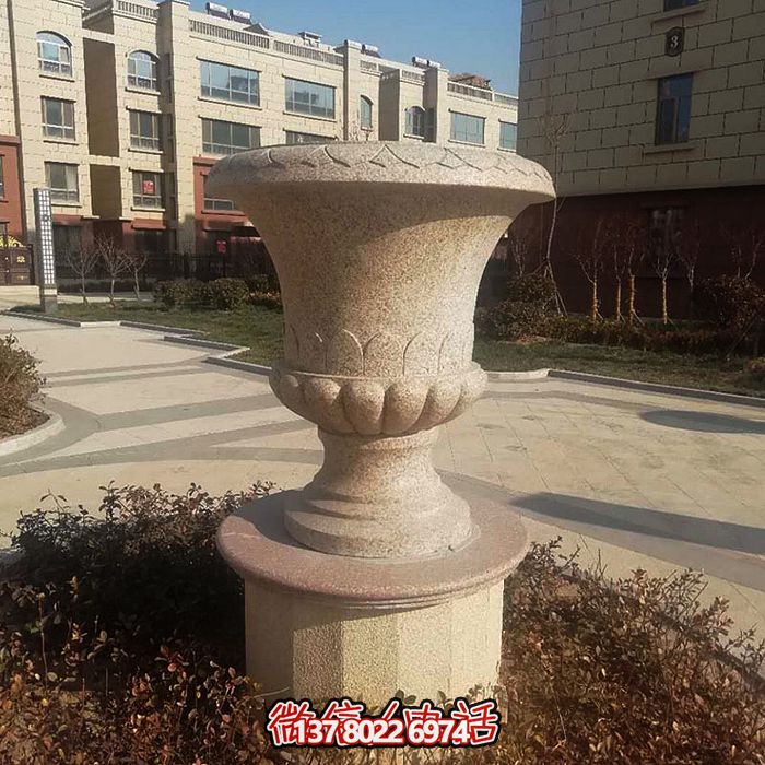 歐式裝飾石雕花盆，讓您的小區(qū)更添靚麗