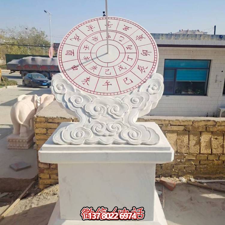 古典石雕計(jì)時(shí)器擺件，傳承校園文化