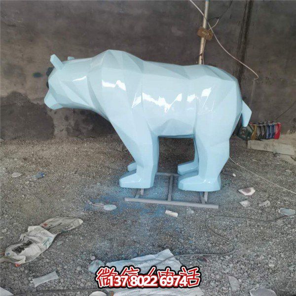 玻璃鋼幾何雕塑，裝飾動物園園林和戶外空間