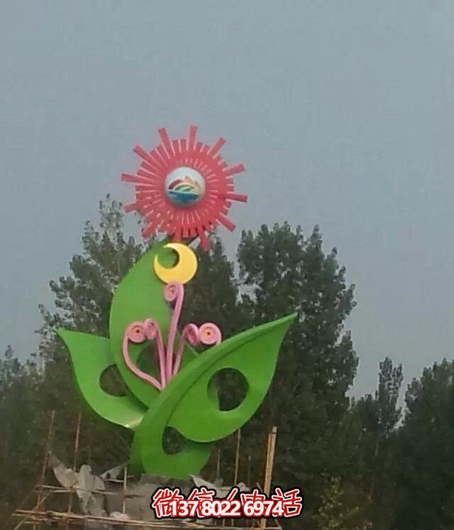 不銹鋼藝術(shù)雕塑，為景觀公園添彩