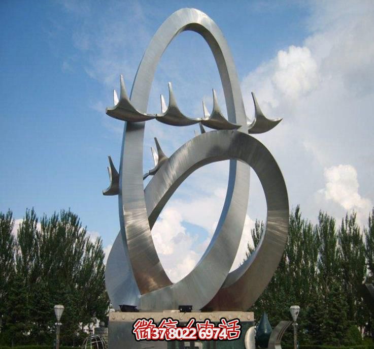 城市標志不銹鋼創(chuàng)意現(xiàn)代大雁雕塑 城市標志不銹鋼創(chuàng)意現(xiàn)代大雁雕塑