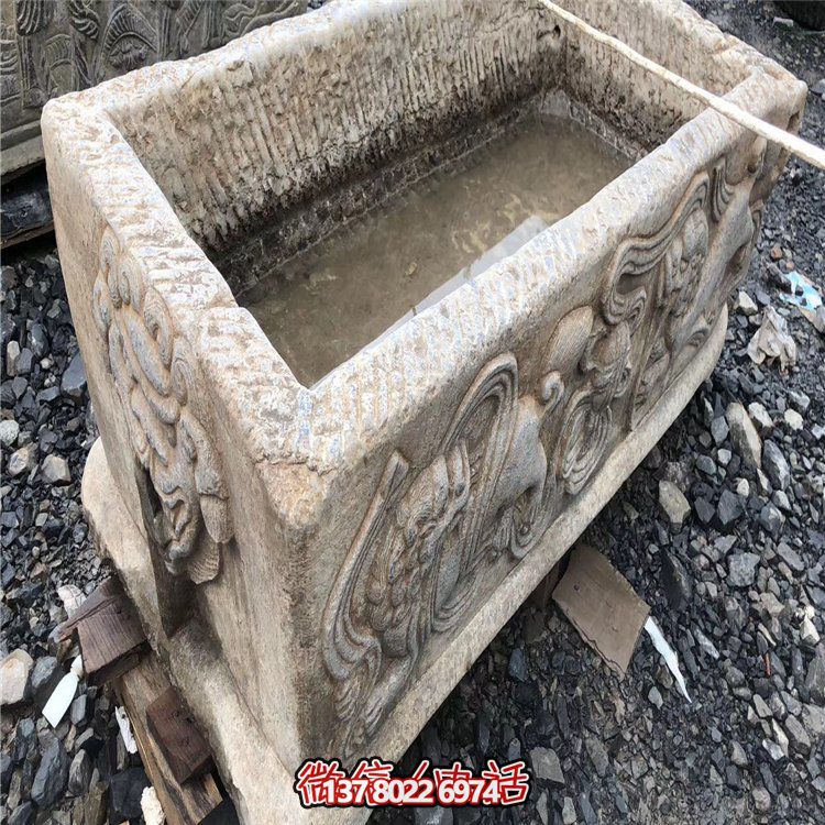 老石槽，漢白玉仿古石槽